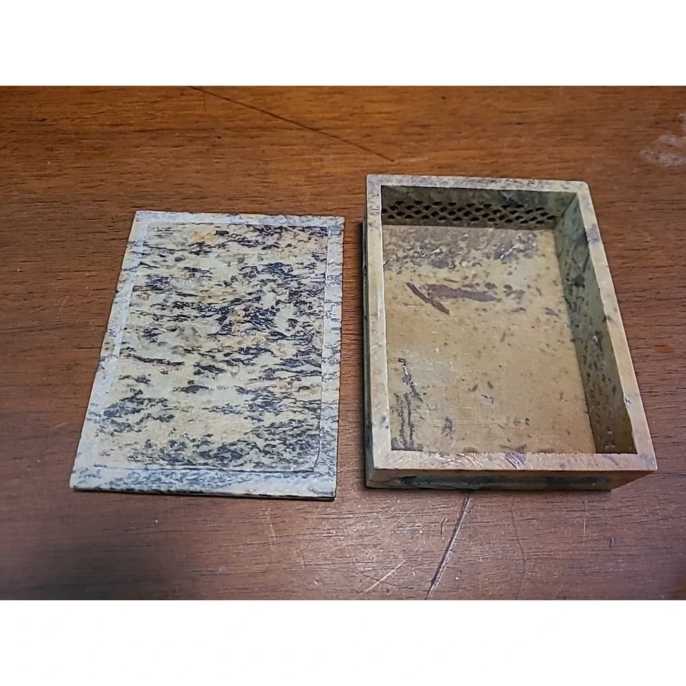Vintage Marble Jewelry Box 4
